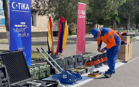 TİKA'dan Kırgızistan'a Arama Kurtarma Desteği