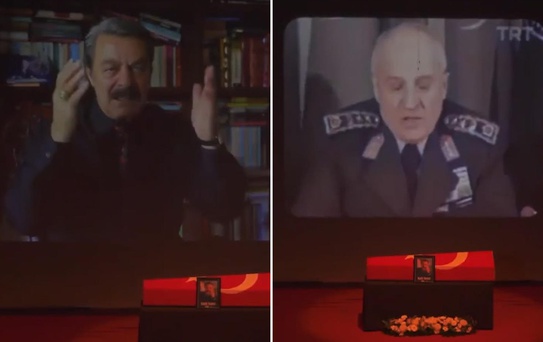 Kadir İnanır'ı anma töreninde 'Kenan Evren' gerilimi! Bir kişi salondan çıkarıldı