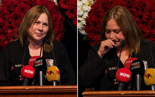 Kadir İnanır'ın hayat arkadaşı Jülide Kural hem ağladı hem ağlattı: Vasiyetin sorumluluğumuzdur
