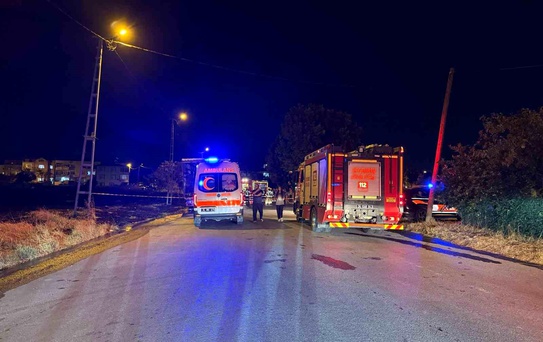 Büyükçekmece'de Tırda Yangın