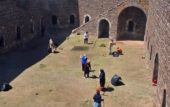 Aziziye Tabyaları'nda 'Ecdada Vefa' Temizliği