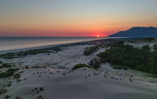 Patara Kum Tepeleri'nde Eşsiz Gün Batımı