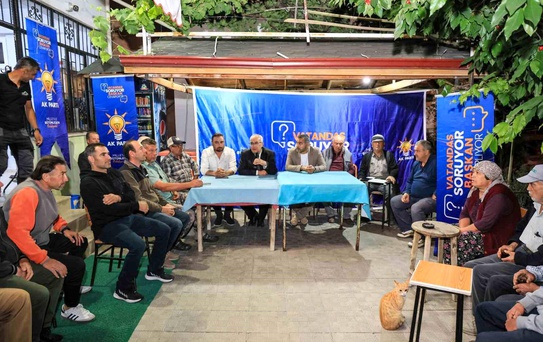 Başkan Arslan 'Vatandaş Soruyor, Başkan Cevaplıyor' buluşmalarını sürdürüyor