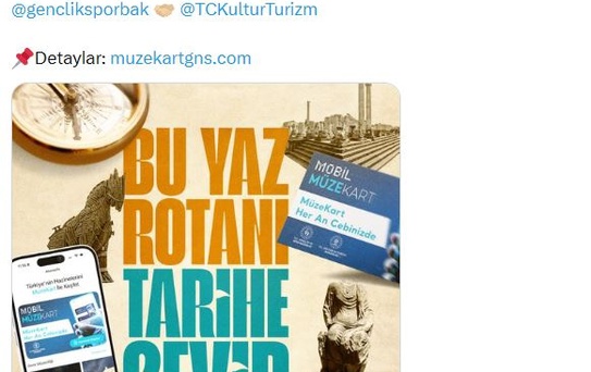 Gençlere Ücretsiz Müze Girişi!