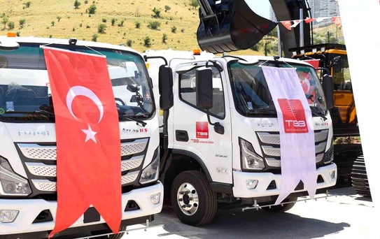 Giresun Belediyesi'nin araç filosu güçlendi