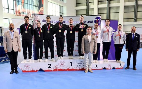 MCBÜ Sporcularından Aerobik Cimnastikte Büyük Başarı