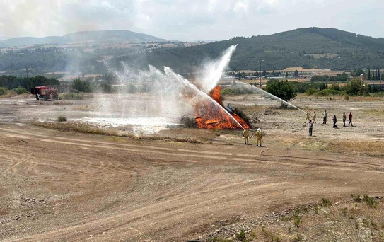 Osmaniye'de orman yangınlarına karşı özel timler tatbikatta buluştu