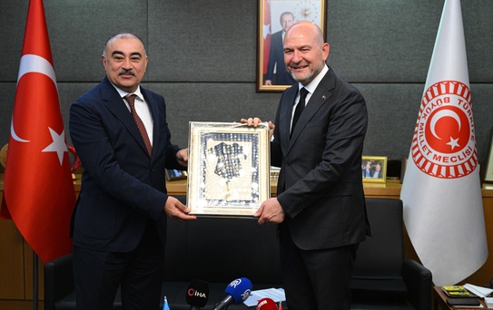Soylu ve Azerbaycan Büyükelçisi Veda Ziyareti