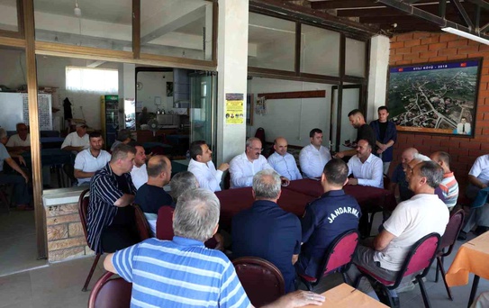 Vali Toraman Etili Köyü'nde Vatandaşlarla Buluştu