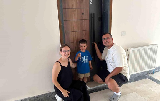 Babaeski'de TOKİ konutlarının anahtar teslim heyecanı yaşandı