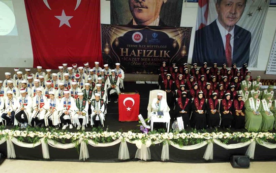 Samsun'da 86 hafızın icazet heyecanı