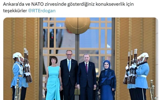 Almanya Şansölyesi'nden Türkiye'ye Teşekkür