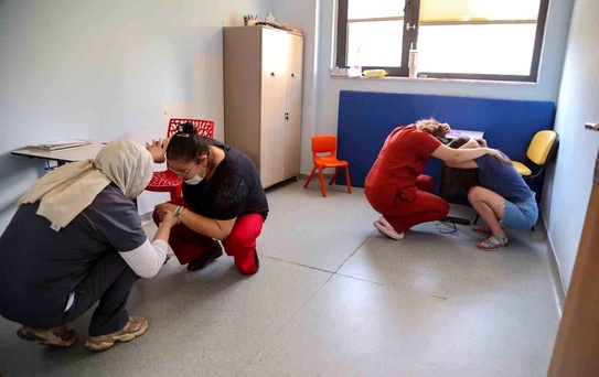 EFAK'tan Otizm Yaşam Merkezi'nde hayat kurtaran tatbikat
