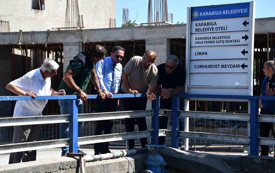 Karabiga'da köprüler yenileniyor