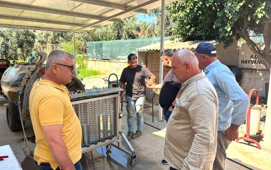 Sarıgöl'de İlaçlama Makineleri Test İstasyonu
