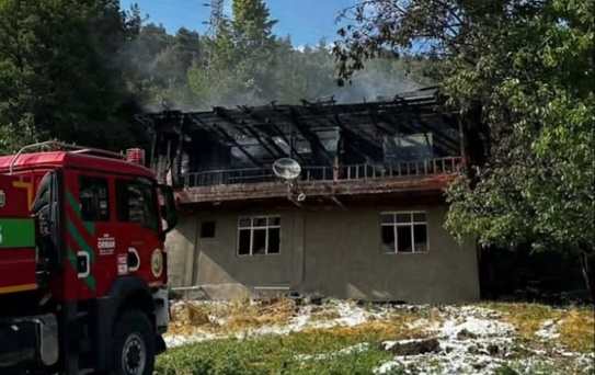 Dikmen'de Ev Yangını