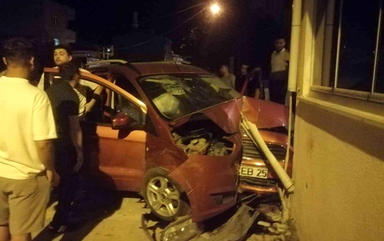 Kapaklı'da Alkollü Sürücü Kaza Yaptı