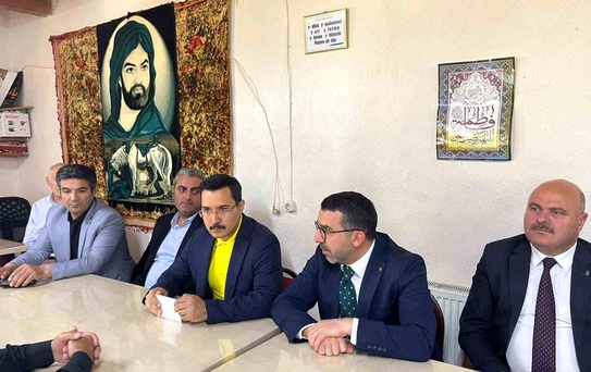 Milletvekili Çalkın Akyaka'da muhtarlar ve vatandaşlarla buluştu