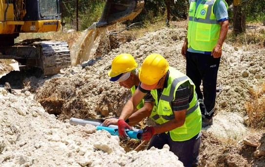 Seydikemer Gölbent'te İçme Suyu Altyapısı yenileniyor