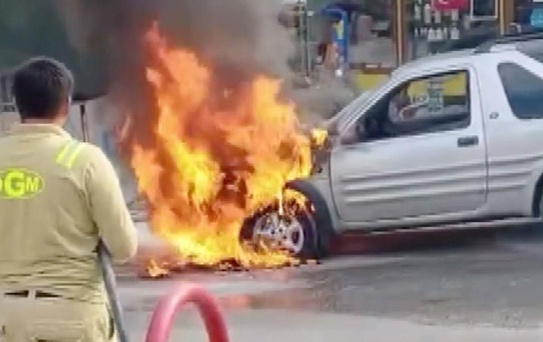 Yıllarca para biriktirip satın aldı, gözünün önünde alev alev yandı