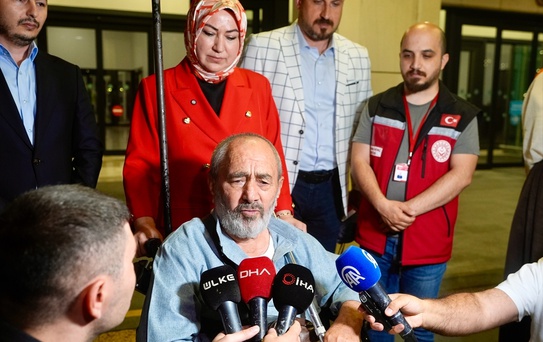 40 yıllık hasret sona erdi, Suudi Arabistan'da mahsur kalan Ali Baybaş vatana döndü