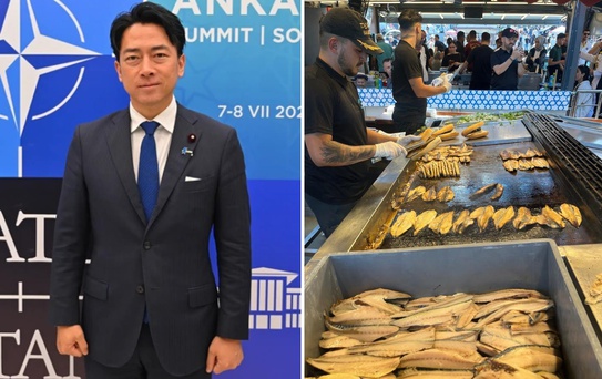 İstanbul'a doyamadı: Japon bakandan 'uskumru' paylaşımı