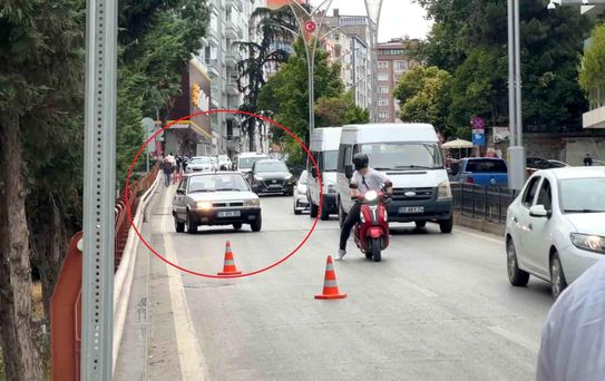 Samsun'da Trafik Denetiminde Kaçış Çabası - sondakika.com