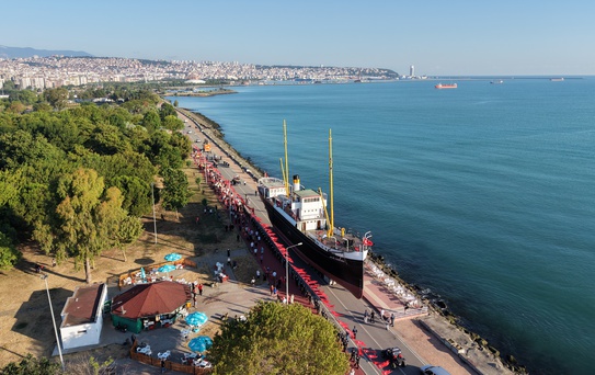 Bandırma Gemi Müzesi karadan yürütüldü