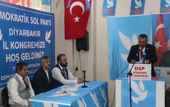 Ali Artun Yeniden DSP Diyarbakır İl Başkanı