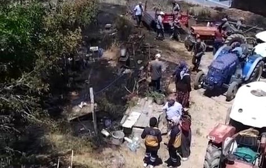 Hacıbeyli Köyü'nde Yangın Kontrol Altına Alındı