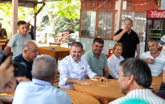Mezitli'de kırsal mahallelere hizmet mesaisi