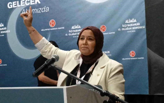 MHP Aliağa'da Nuray Aydemir güven tazeledi