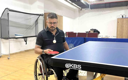 Gazi Zeki Aksoy, Para Masa Tenisinde Türkiye Üçüncüsü Oldu