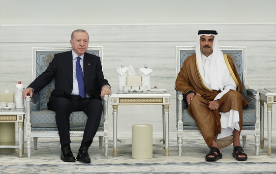 Cumhurbaşkanı Erdoğan Katar'a taziye ziyaretinde bulundu