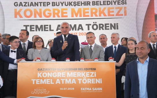 Gaziantep'e yeni Kongre, Kültür ve Fuar Merkezi için ilk adım atıldı!