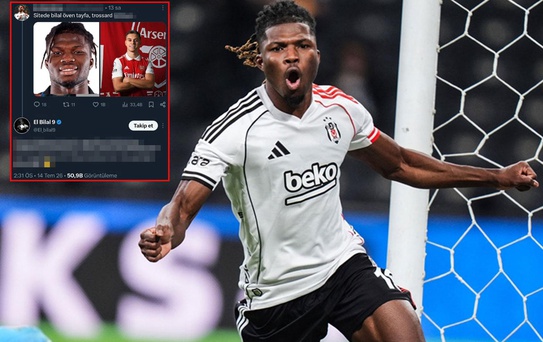 Yapılan paylaşım sonrası çılgına dönen El Bilal Toure'den Beşiktaş taraftarına hakaret