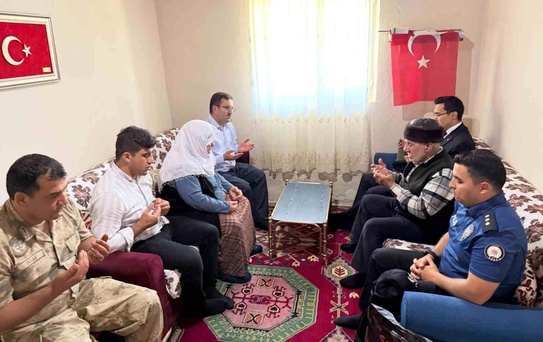 Akyaka'da şehit aileleri ve gazilere vefa ziyareti