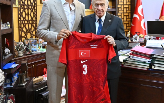 Merih Demiral, Bahçeli'yi Ziyaret Etti
