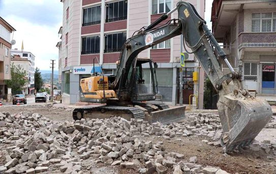 Kavak'ta ulaşımı rahatlatacak çalışma başladı