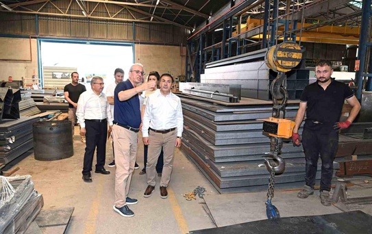 DTO Başkanı Uğur Erdoğan Üyelerini Ziyaret Etti