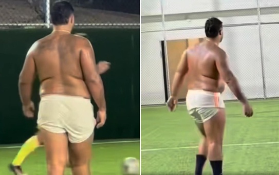 Halı sahada görüntülenen Lvbel C5'in son hali dikkat çekti
