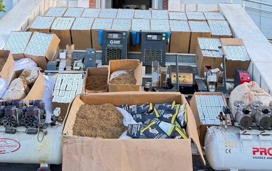Sakarya'da 1050 kg Kaçak Tütün Ele Geçirildi