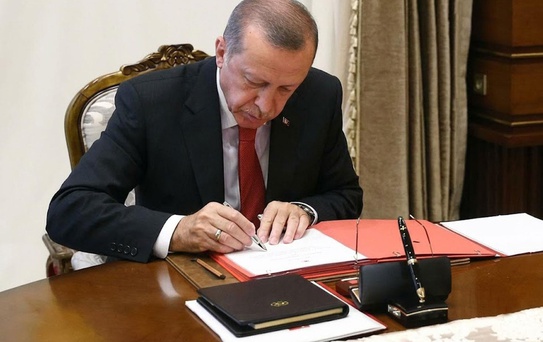Cumhurbaşkanı Erdoğan'dan çok sayıda atama ve görevden alma kararı