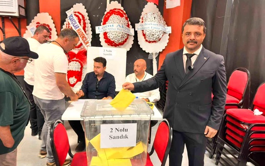 MHP Milas'ta Tunahan Ongün yeniden ilçe başkanı seçildi