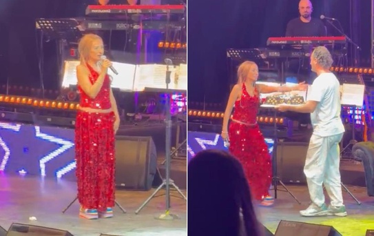 Yıldız Tilbe'den sahnede şoke eden çıkış