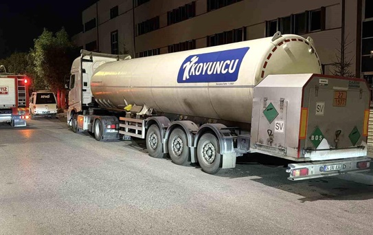 Bolu'da Tankerden Gaz Sızıntısı