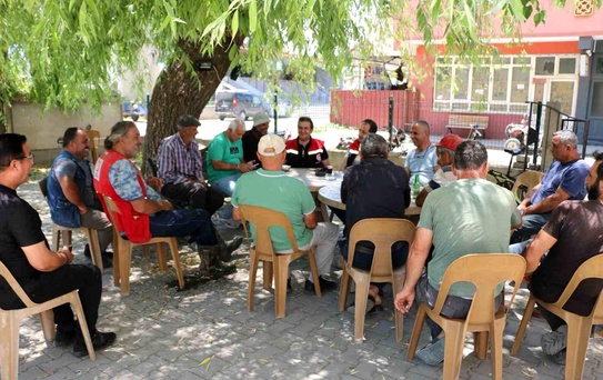 Koçaker'den Çiftçilere Ziyaret