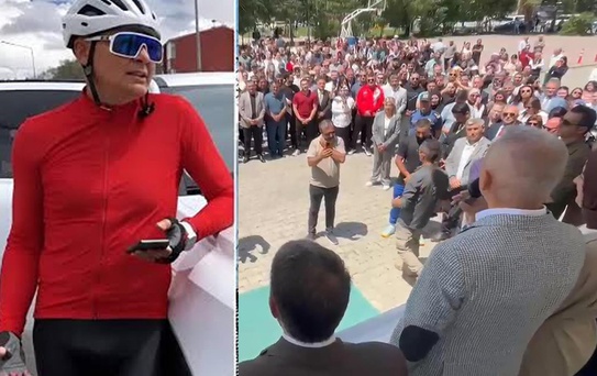 Tayt tartışmasına konu olan Vali Çiçekli, Ardahan'dan ayrıldı! Dikkat çeken görüntüler