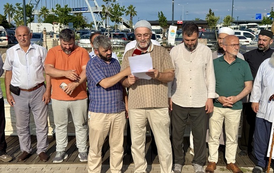 Trabzon'da Mescid-i Aksa'ya Destek Gösterisi
