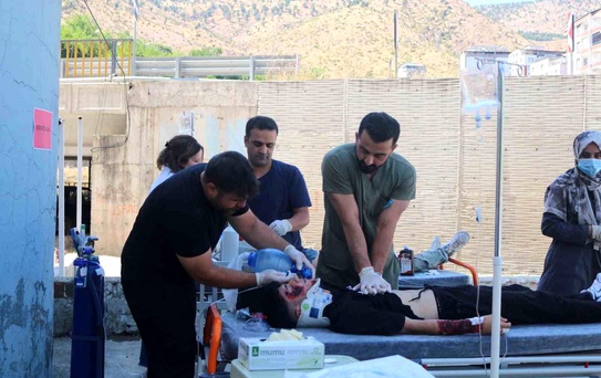Siirt'te Afet Tatbikatı Gerçekleştirildi